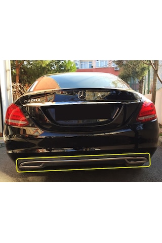 Mercedes W205 C Serisi Comfort 18-19 Arka Tampon Alt Çıta Difizör