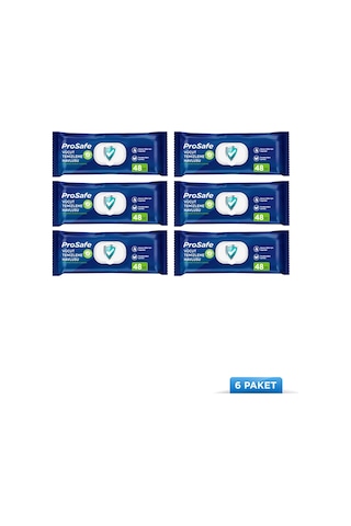 Prosafe Vücut Temizleme Havlusu 48'li X6 6'lı Set