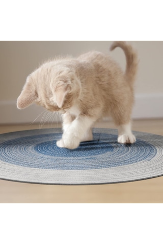 Moveevo 14 İnç Dayanıklı Rami Kedi Tırmalama Matı - Mobilya & Koltuk Koruyan Yuvarlak Tırnak Bileme Pedi