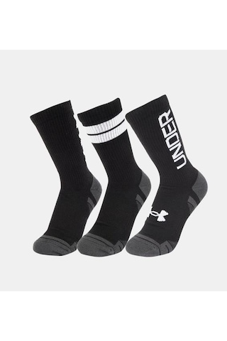 Under Armour Performance Tech Nov 3pk Crew Mid Çorap-31779 Siyah