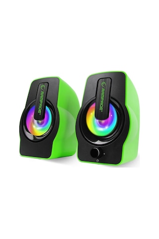 RAMPAGE RMS-G7 FALSETTO GAMİNG USB YEŞİL SPEAKER