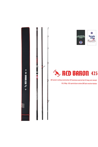 Tournament Fishing Red Baron 425 Mt 120-285gr Atarlı Frt Tubular