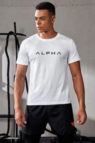 Uyguntarz Alpha Spor Tshirt Beyaz
