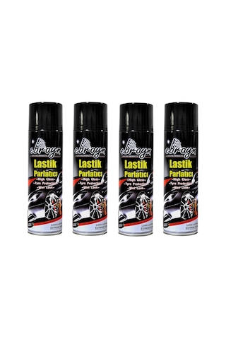 Lastik Tampon Parlatıcı Koruyucu Ebrayn Sprey 500 Ml 4 Adet Lastik Tampon Parlatıcı Koruyucu Ebrayn Sprey 500 Ml 4 Adet