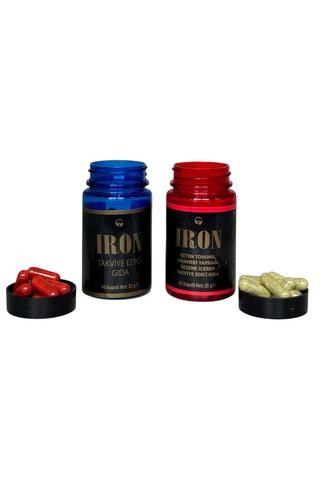 Iron Tea Çay 45'li + Iron Takviye Edici Gıda 45'li