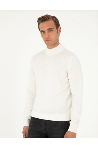 Pierre Cardin Erkek Ekru Kazak /triko 50296548-vr019 Ekru