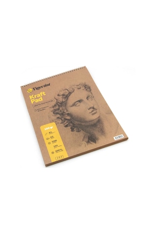 Tigertint Kraft Pad Üstten Spiralli Eskiz Defteri 120 Gr A4 40 Yaprak