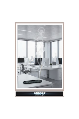 Monbc Modern Desenli Tütsülük 3d Tasarım Dekoratif Biblo, Hediyelik Ve Ev Ofis İçin Şık Aksesuar