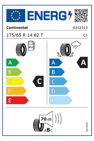 Continental 175/65R14 82T Ultracontact 2026