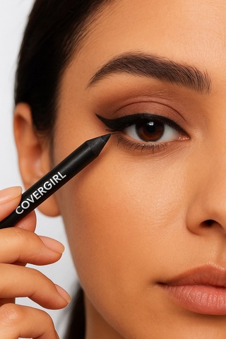 Covergirl Perfect Blend Siyah Eyeliner Kalem Black 100 Suya Dayanıklı Göz Kalemi 00