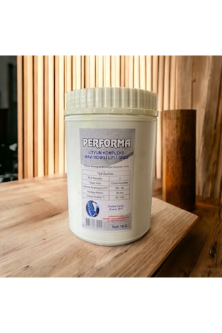Performa Lityum Kompleks Mavi Renkli Lifli Gres 180C 1 KG