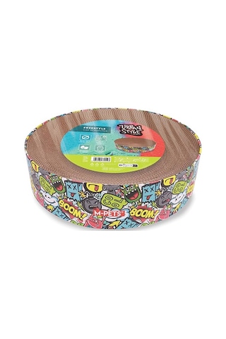 M-pets Urban Style Freestyle Karton Tırmalama Tahtası Karışık Renkli 41x10 Cm 244-54023.01