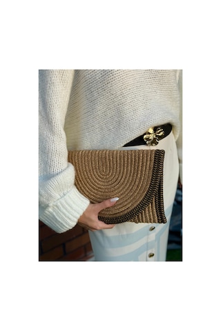 Aylakaya Tress Clutch Bej Bej