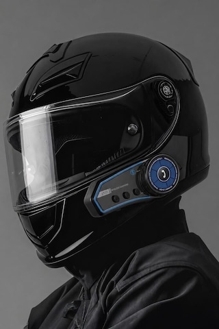 İtercom Motorsiklet Bluetooth Kask İnterkom Kulaklık Bt35 Siyah Yol Arkadaşı Ses Ünitesi