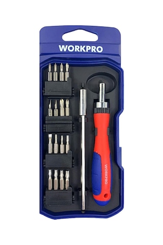 Workpro Wp200516 18 Parça Profesyonel Cr-v Cırcırlı Hassas/elektronikçi Bits Tornavida Seti