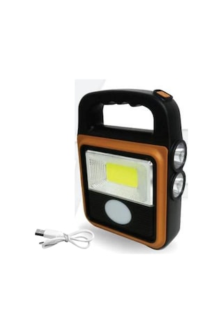 Buffer Taşınabilir 4 Farklı Fonksiyonlu Güneş Enerjili Ve Usb İle Şarj Olabilen Portatif Led Işıldak Hs-8020 Çok Renkli