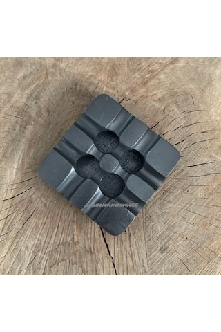 Dmr Oksit Pirinç Küllük Puro Küllüğü Siğara Küllük 10 10cm Mat Siyah