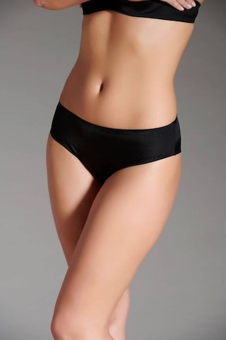 Eros Kadın Lazer Kesim Silikonlu Slip Siyah 001