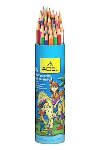 Adel Tüp Boya Kalemi 36 Renk Tam Boy
