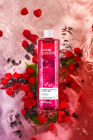 Avon Senses Rapsberry Delight Frambuaz ve Frenk Üzümü Kokulu Duş Jeli 500 ML