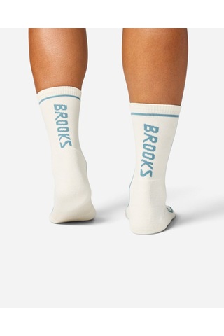 Brooks Cascadia Crew Krem Çorap 280546257