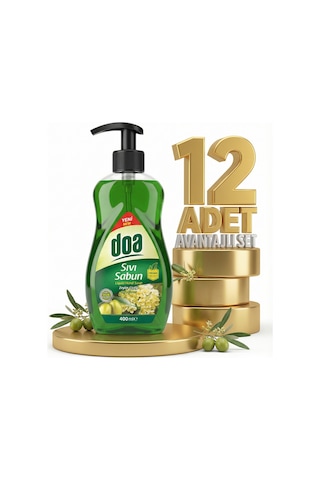 Doa Sıvı El Sabunu Zeytin Çiçeği 12x400 Ml