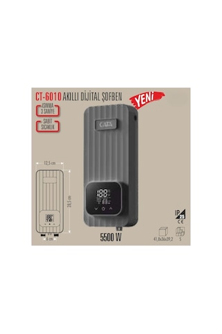 Ct-6010 Akıllı Dijital Şofben
