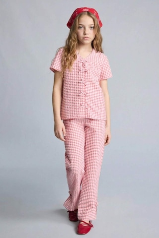 Defacto Regular Fıt 2li Pijama Takımı Kız Çocuk H2657a826spbr96 Pembe-br96