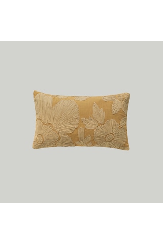Linens Foldi Kırlent Kılıfı 30x50 Cm Hardal Hardal