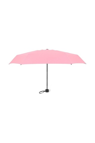 Novahub 6 Kollu Katlanır Uv Koruma Şemsiye - Pembe, Su Geçirmez, Taşınabilir, Seyahat İçin İdeal