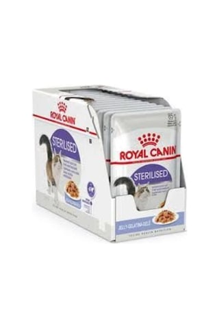 Sterilised Jelly Kısır Kedi Pouch Yaş Mama 85 Gr X 12 Adet
