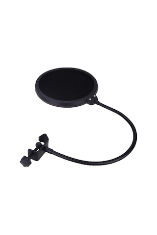 Hfambition Mikrofon İçin 6 İnç Çift Katlı Pop Filtresi, Rüzgar Ve Gürültü Engeli, Esnek Valla, Tüm Modellerle Uyumlu, Kayıt/söz/sanat İçin