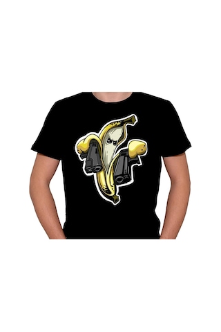 Gang Banana Guns Mafia Eşkiya Muz Tişört Unisex T-shirt 001
