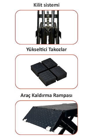 3.5 Ton 2 Metre Makaslı Lift Gpml101
