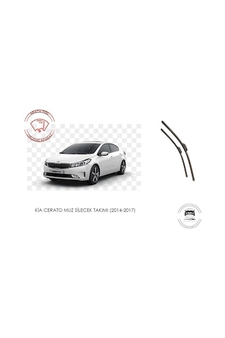 Kia Cerato Ön Cam Muz Muz Silecek Takımı 1.6 Motor Araca Özel Aparat 2014-2017