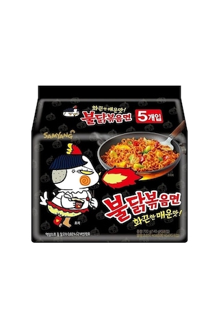 Samyang Acılı Buldak Ramen Hazır Noodle 5 x 140 G Samyang Acılı Buldak Ramen Hazır Noodle 5 x 140 G