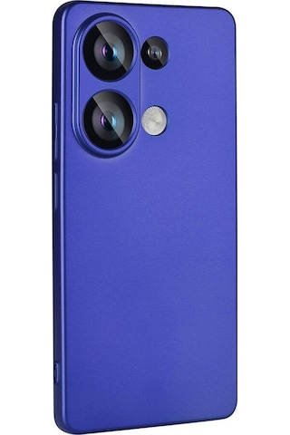 Noktaks - Xiaomi Uyumlu Xiaomi Redmi Note 13 Pro 4g - Kılıf Mat Renkli Esnek Premier Silikon Kapak - Lacivert