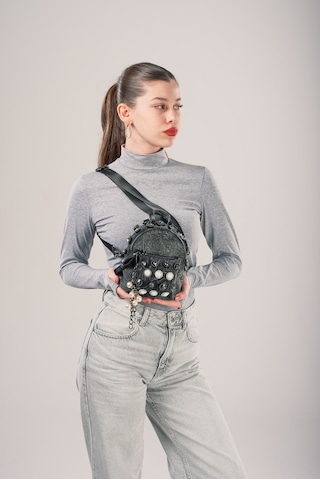 Ççs Kadın Sırt Çantası Ccs17853 Siyah Siyah