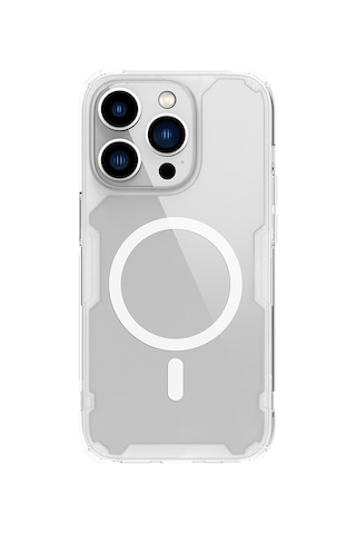 Nillkin Apple Uyumlu iPhone 14 Pro Max Magsafe Özellikli Nature Tpu Pro Kapak Şeffaf