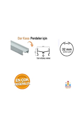 Stor Zebra Perde Dar Kasa 3.5 Cm Pratik Kornişe Takma Aparatı Plastik Montaj Aparatı 10 Adet Bej