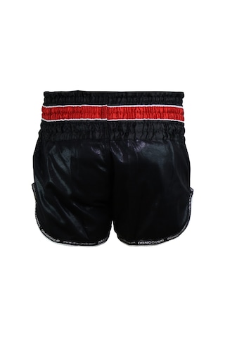 Dragondo Mt3077 Muaythai Şortu - Kick Boks Şortu Siyah Siyah