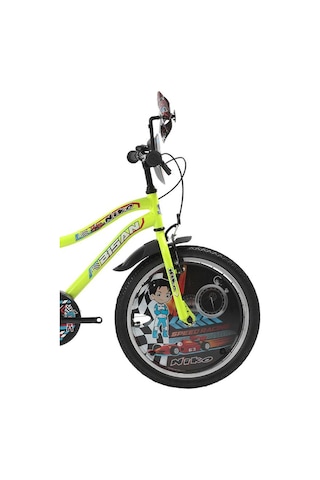 Bisan Niko 20 Jant Açık Sarı / Mavi 30cm Kadro Çocuk Bisikleti Sarı
