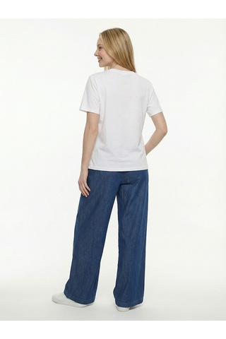 LOFT Boxy Fit Kadın Tshirt K.kol Beyaz