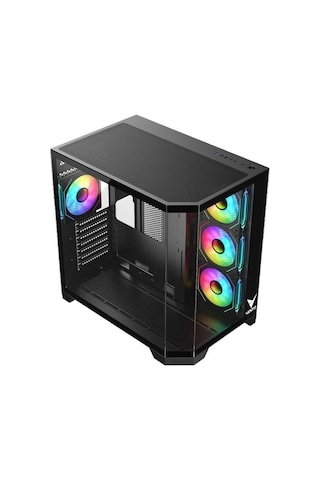 Vento 850w 80+ Bronze Vg4204fa Panoramik Gaming Mid-tower Pc Kasası Siyah