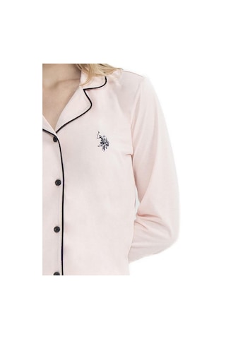 U.S. Polo Assn. U.s Polo 11000 Kadın Boydan Patlı Pijama Takım 001