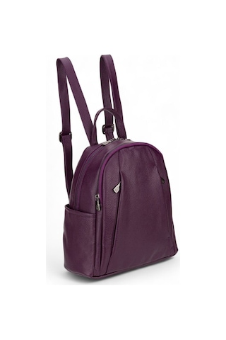Bilik Deri Mor Rölax Deri Kadın Sırt Çantası Blm01 9550 001