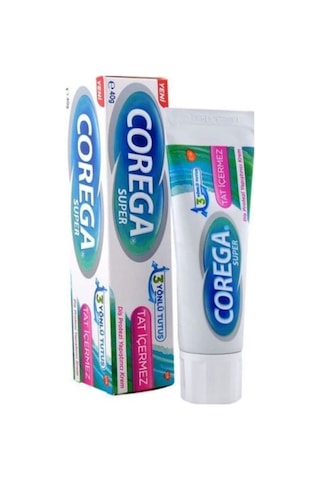 Corega Super Tat İçermez Diş Protezi Yapıştırıcı Krem 40 G