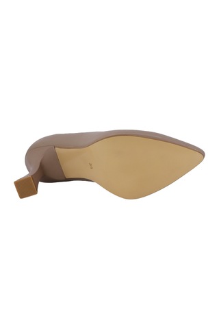 Hobby Ayakkabı Hobby 26861 Hakiki Deri Topuklu Kadın Stiletto Vizon