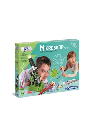 Clementoni Bilim ve Oyun İlk Mikroskop Setim 64963