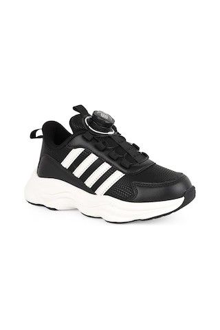 Pepino Çocuk Spor Ayakkabı Çevirmeli Döner Kilitli Mekanizma Yan Çizgili Hafif Kalın Taban Okul Sneaker 2385 Syh-byz